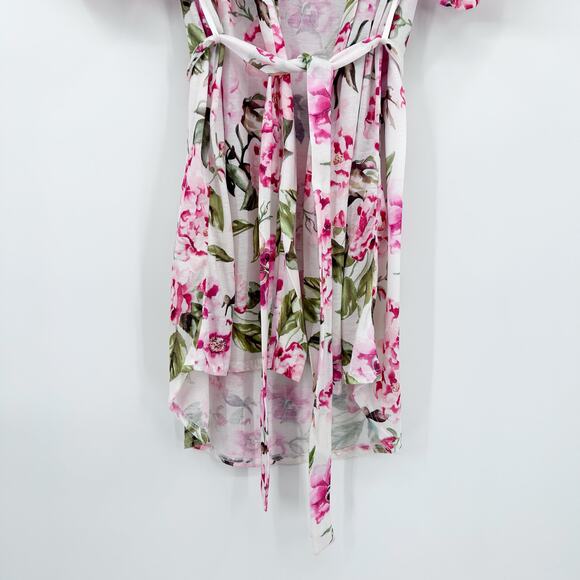 Show Me Your MuMu Brie Robe Garden of Blooms Multicolor Floral Womens Size OS - Picture 6 of 12